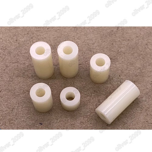 M3 M4 M5 M6 M8 White ABS Nylon Round Non-Thread Column Standoff Spacer Washer - Picture 2 of 7