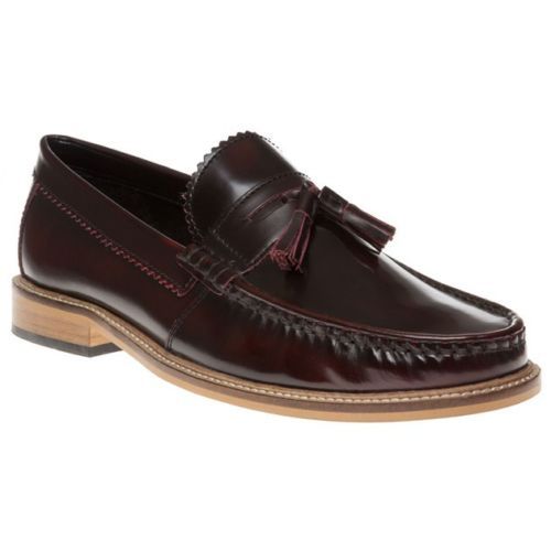 Lambretta Mens UK 14 Maroon Tassel Leather Smart Formal schuhe Loafers Slip Oos Lambretta Mens UK 14 Maroon Tassel Leather Smart Formal schuhe Loafers Slip Oos