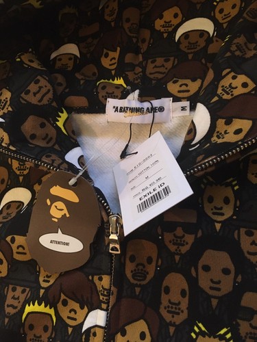 Bape Hoodie size M Bape x Exile Hoodie New/w Tags 2009 Classics Tag Og Nigo Era - Picture 3 of 12