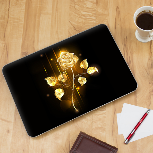 Pelli per laptop universali avvolgenti per 15" - rosa oro incandescente - Foto 4 di 7