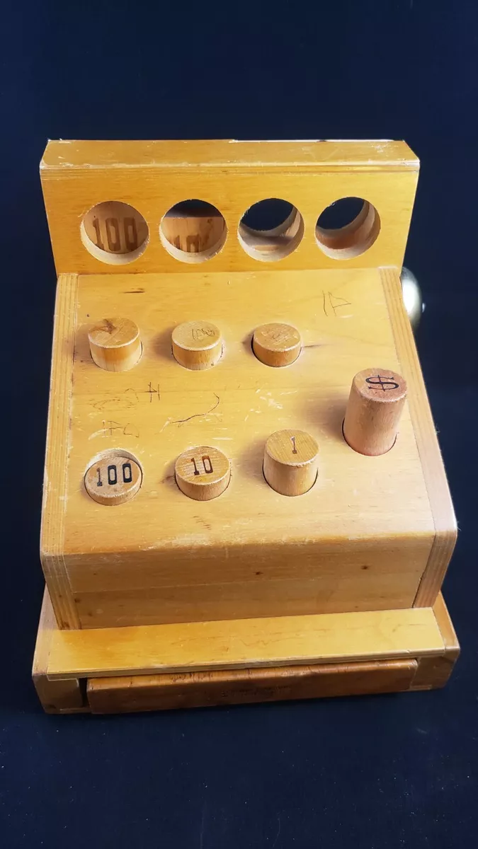 Wooden cash register sales
