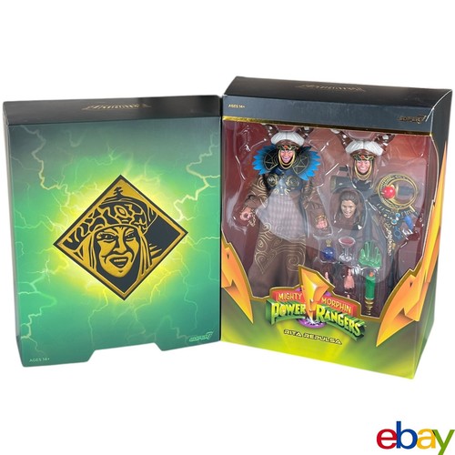 Super 7 Ultimates Mighty Morphin Power Rangers Wave 3 Rita Repulsa Neu Open Box - Bild 2 von 21