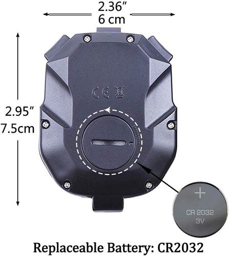 Timer Lap Split Digital with Clock Calendar Alarm, Large Display for Sports C... - Picture 6 of 8