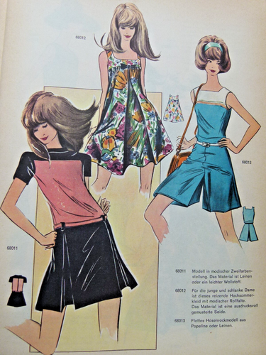 altes Frohne Modeheft von 1968 + Schnittmusterheft , schöne Dirndl, Brautkleider - Bild 7 von 24