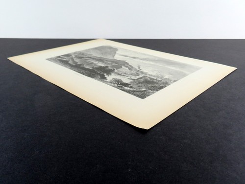 Little Falls, Mohawk River, New York, Historic America 1874 Antique Engraving - Picture 4 of 4