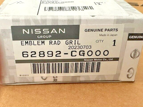New OEM INFINITI FX35 FX45 2003-2007 Grille Emblem Front 62892-CG000 - Picture 5 of 7