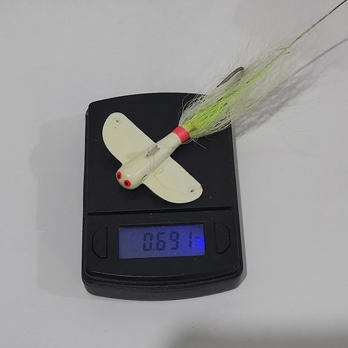 3 Glow Northland John Peterson's 3/4 oz Lite Air-plane Jigs Wide Blade - Picture 3 of 4