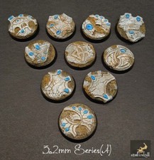 32mm RESIN BASES ELDAR RUINS (SERIES A) 10PCS 