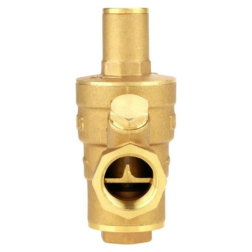 Einstellbar Druckminderer DN15 1/2" Ventil Wasser Druckregler mit Manometer - Bild 5 von 8
