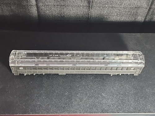 RIVAROSSI 2877 COCHE DE PASAJEROS TECHO TRANSPARENTE Kit de tren modelo vintage escala HO NUEVO - Imagen 3 de 6