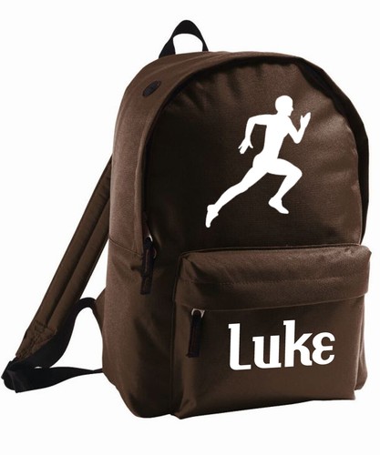 Bolso Mochila Personalizada para Niños Mochila Añadir Nombre Niños Niñas Correr Atletismo - Imagen 4 de 12