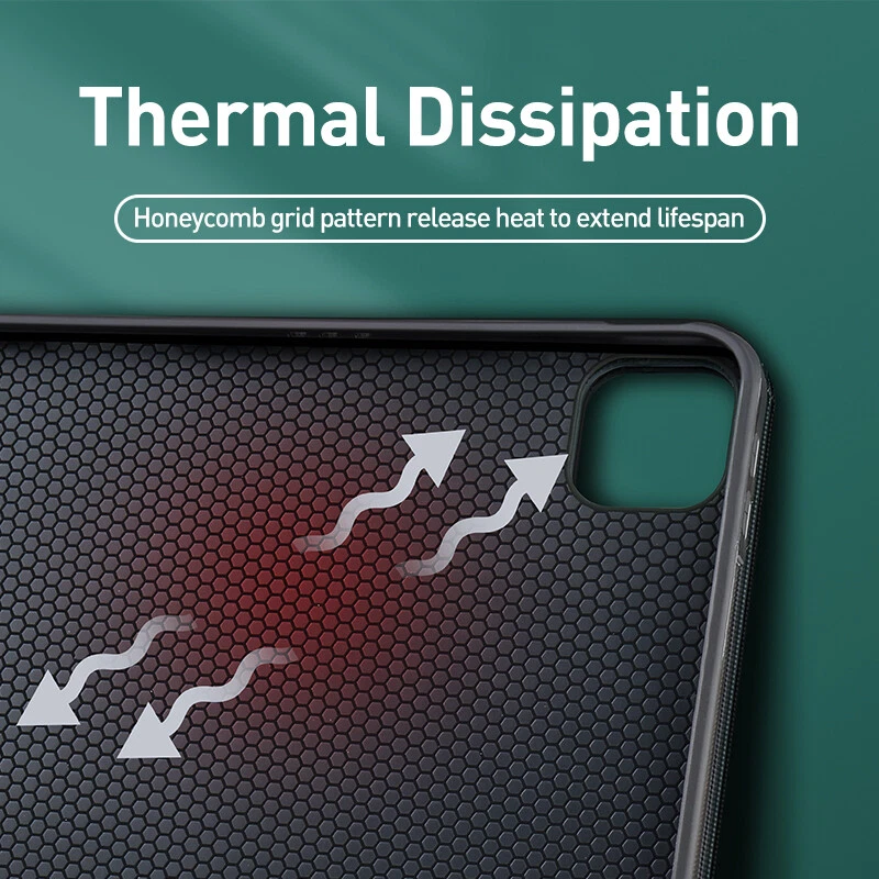 Slim Smart Leather Folio Case Stand Cover for iPad Pro 12.9" 5th Generation 2021 - Image 3 of 4