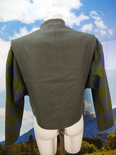 Helene Straßer neuwertiger Loden Blazer Jacke oliv elegante Trachtenjacke Gr.40 - Bild 4 von 6