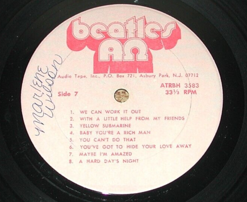 The Beatles 1972 Alpha Omega Audio Tape LP Vinyl 4 Schallplatten Set 1A/1B (ATRBH-3583) - Bild 7 von 14