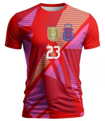 CAMISETA ARQUERO  ARGENTINA GENÉRICA ROJA
