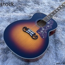 Acoustic guitar J 200 Sunburst with EQ solid spruce board top Bone nut gold har