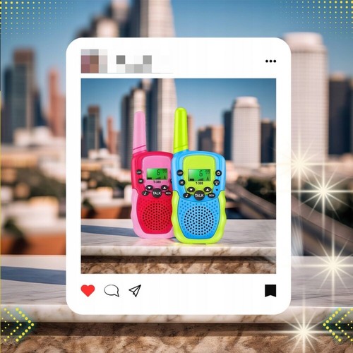 2X Walkie Talkie für Kinder Funkgeräte Sprechfunkgeräte mit LCD-Taschenlampe DHL - Bild 17 von 24