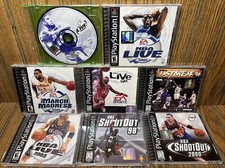 Playstation 1 PS1 Games - NBA Live Shootout Fastbreak NCAA - Tested