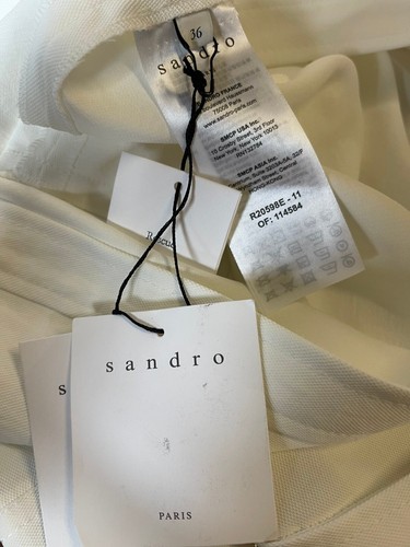 Sandro Paris Women's Dress Size 36 FR / S Mini Dress R20598E - Picture 8 of 11