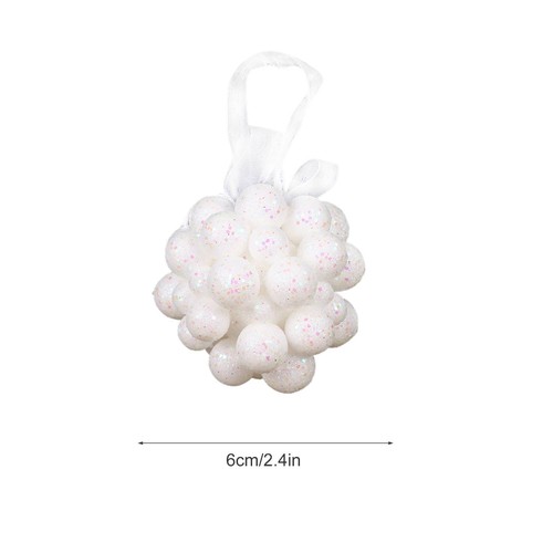 Party 10pcs Solid Foam Ball Polystyrene Balls Project Round Tree-Wedding White - Picture 3 of 3