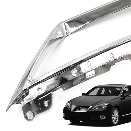 Front Bumper Upper Grille & Chrome Frame Trim For 2010-2012 Toyota Lexus ES350 - Picture 7 of 7