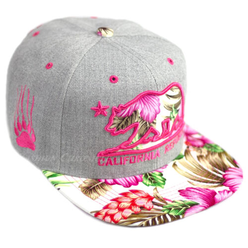 Baseball Cap Hawaiian California CALI Snapback Adjustable Hat Hip Hop Men Hats - Picture 11 of 13
