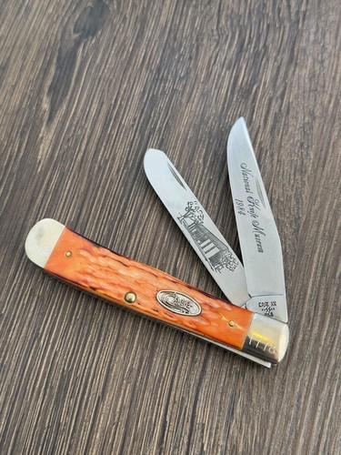 Case XX 1984 National Knife Museum W6254 SS Trapper Bone Handle 1778/2500 in Box - Picture 8 of 10