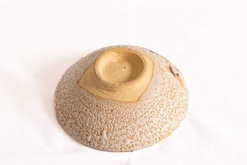 CHAWAN Shino-ware signed box Japan antique tea ceremony pottery bowl - Picture 10 of 15