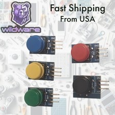 2 Sets Big Key Button Light Hat Output Module Touch Switch 12x12mm for Arduino