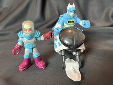 Fisher Price Imaginext DC Super Friends MR. FREEZE  Batman Cycle Ice Chamber