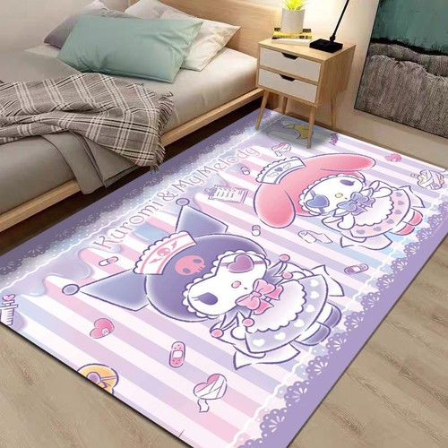 KUROMI Cinnamoroll My Melody Cartoon Floor Mat Carpet Non-Slip Large Doormat Rug - Picture 6 of 23