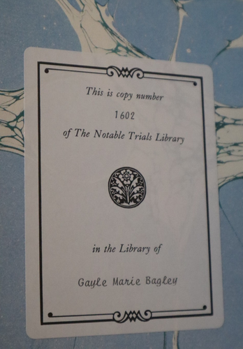 Trial Of Mary Queen Of Scots by A. F. Steuart The Notable Trials Library hc 1989 - Imagen 2 de 4