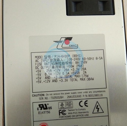 Fuente de alimentación para computadora industrial de servidor One 400W P1H-6400P 1U P1H-6400P (ROHS) - Imagen 3 de 6