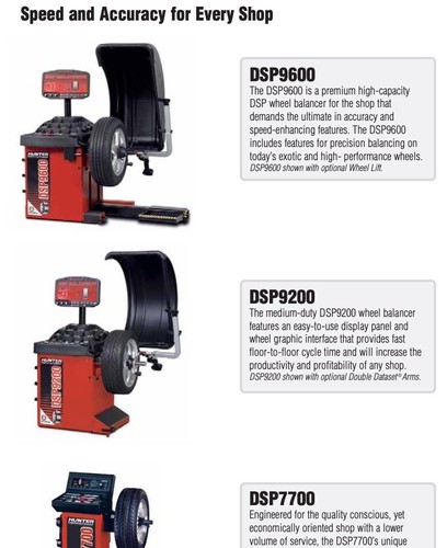 HUNTER DSP9600 DSP9100 WHEEL BALANCER SERVICE & INSTALLATION MANUAL 9100 9600 - Picture 6 of 9