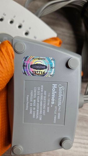 Sunbeam Holmes PAC-0595 Y85KQ 4-Prong Dual Electric Blanket Controller T22 - Picture 3 of 5