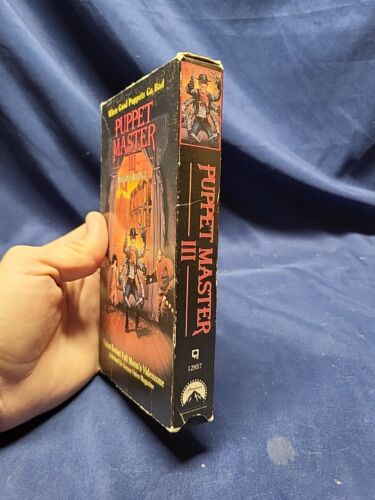 Puppet Master III (3): Toulon's Revenge VHS 1991 Horror Thriller Full Moon - 第 2/8 張圖片