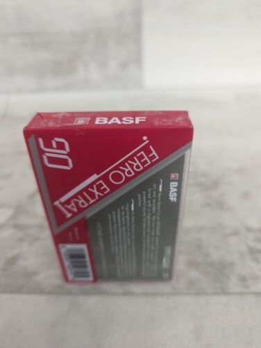 Cinta de casete en blanco BASF Ferro Extra I 90 minutos nueva sellada - Imagen 4 de 4