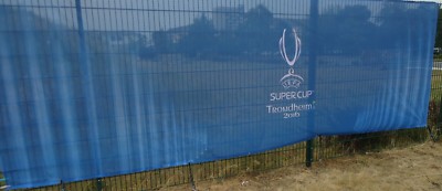 Fahne Banner UEFA Super Cup Trondheim 2016 Real Madrid - FC Sevilla # 5,4 m (6) 