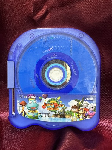 Wacky Race on Jumpin Bean Island V.Flash VTech Edutainment Video Game - Picture 1 of 2