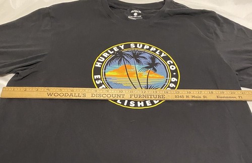 Hurley Supply Company T-Shirt Black Men XL - Picture 5 of 6