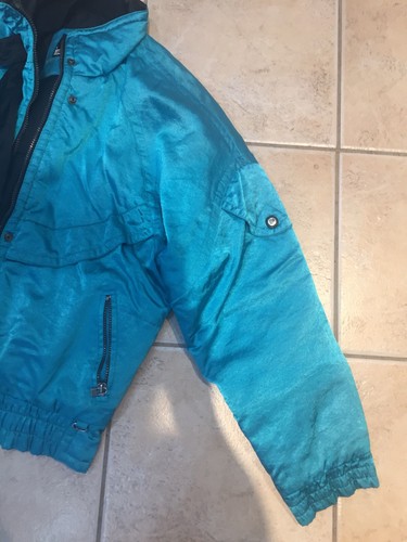INSIDE EDGE WOMENS Large L VINTAGE SKI/Snow Jacket Blue - Picture 4 of 8