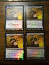 MTG FOIL DCI Promo Curse Of Wizardry x4 (2010) Excellent - NM Condition