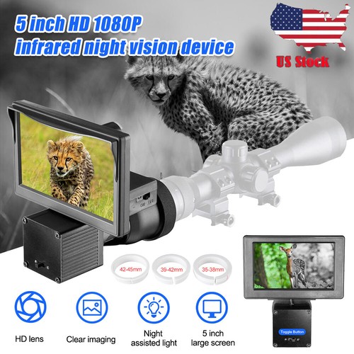 4.3/5inch 1080P Infrared Night Vision Scope Hunting Recorder IR Camera Device