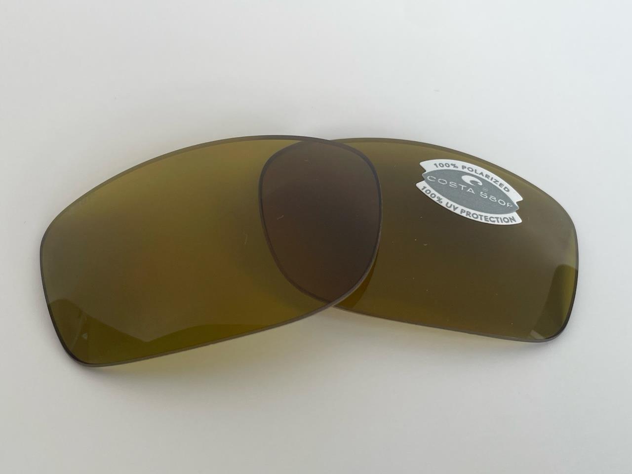 Costa Del Mar Authentic Zane Yellow Sunrise 580P Polarized Replacement