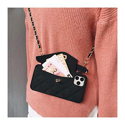 Wallet Case Compatible with Cute Light Luxury Bag iPhone 13 Pro Max Black - 第 7/7 張圖片