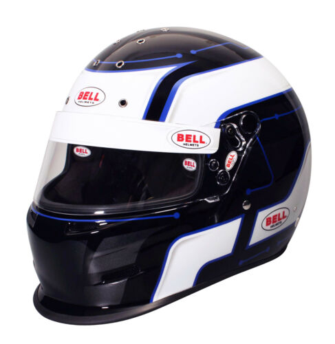 Bell - K1 Pro Graphic SA2020 Racing Helmet - Auto / Kart Snell- Red Blue Circuit - Picture 9 of 10