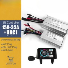 Regolatore brushless E-bike onda sinusoidale 36V/48V JN 15A-35A con display LCD UKC1
