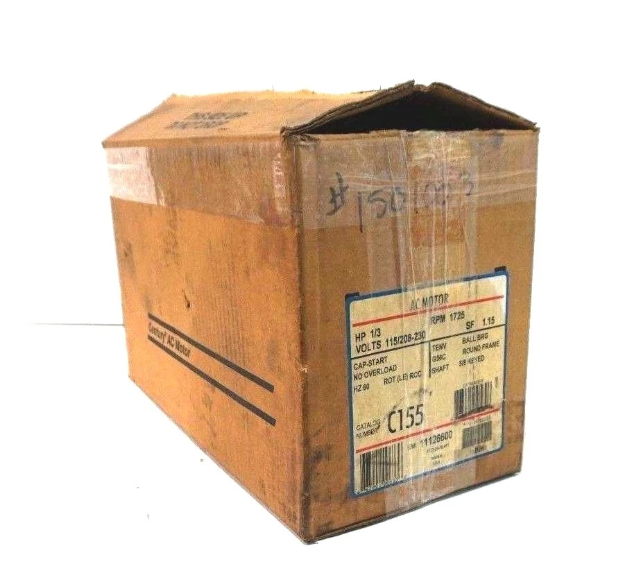 NEW A.O. SMITH 8-111266-05 AC MOTOR C155  1/3 H.P. 1725 R.P.M. 811126605 - Image 3 of 4