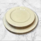Pier 1 Toscana Ivory Dinner & Appetizer Plates | Set of 6 | Fair Condition