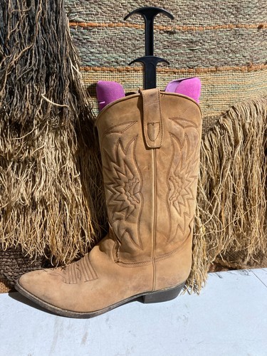 Unknown Cowboy boots Womens Brown Leather style no. 7011 sz. 9.5 - Picture 1 of 8